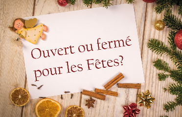 Les horaires de la Ville modifiés pour les Fêtes