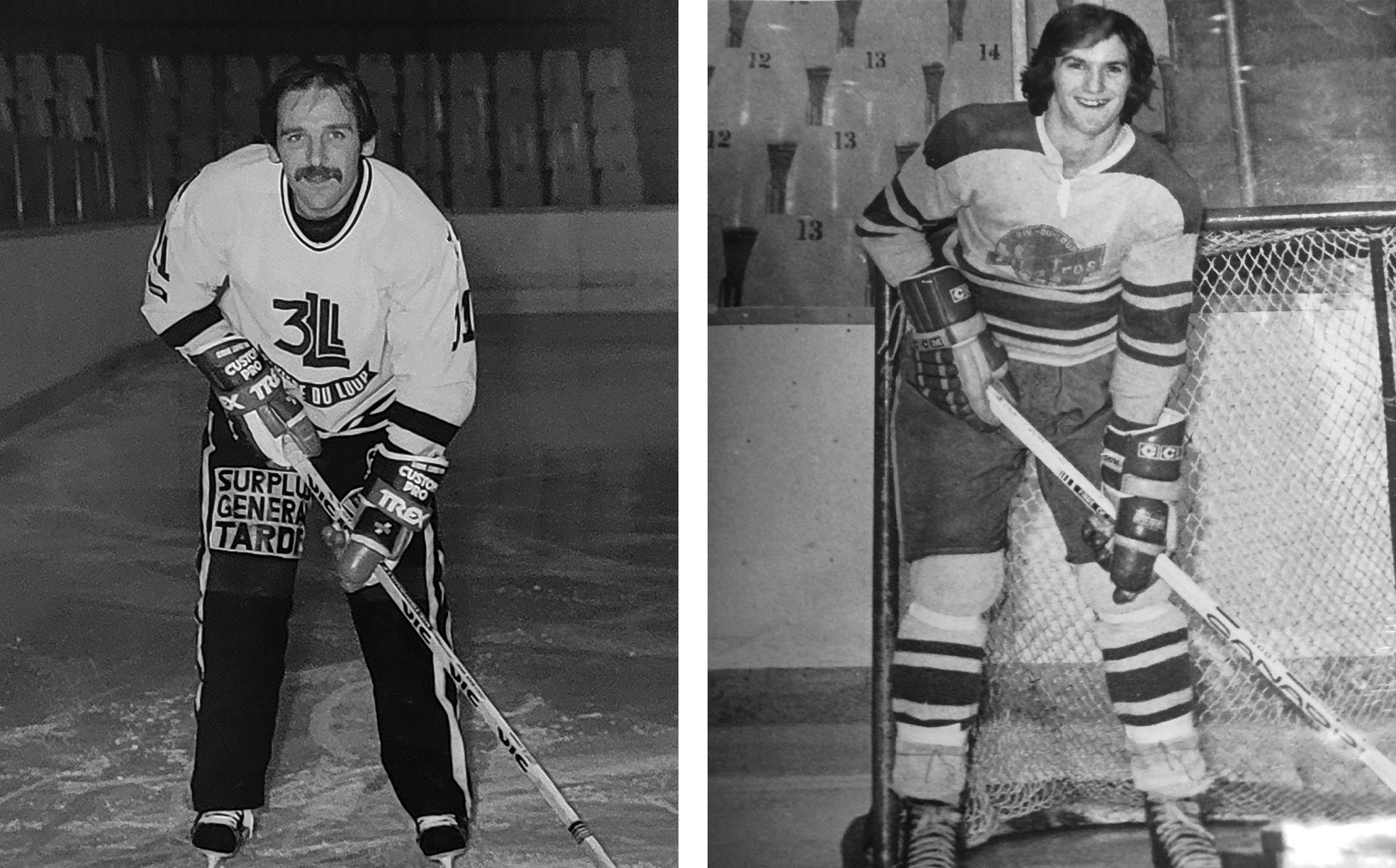 Les hockeyeurs Pierre Francoeur et Paul-Yvan Bélanger immortalisés le 11 mars